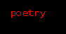 poetry and letter art